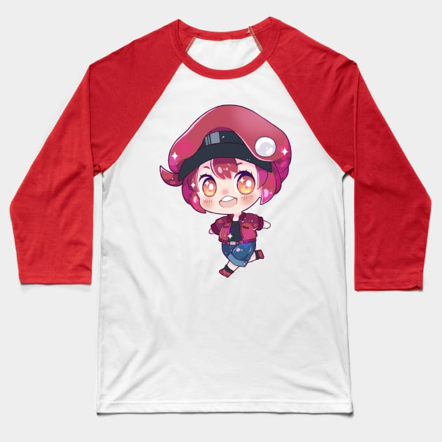 Red blood cell Baseball T-Shirt by Potaaties